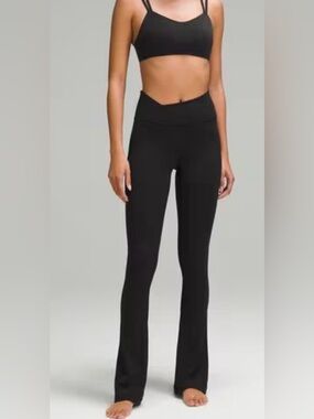 Lululemon Align™ V-Waist Mini-Flare Leggings Nulu™ Tall fabric size 6